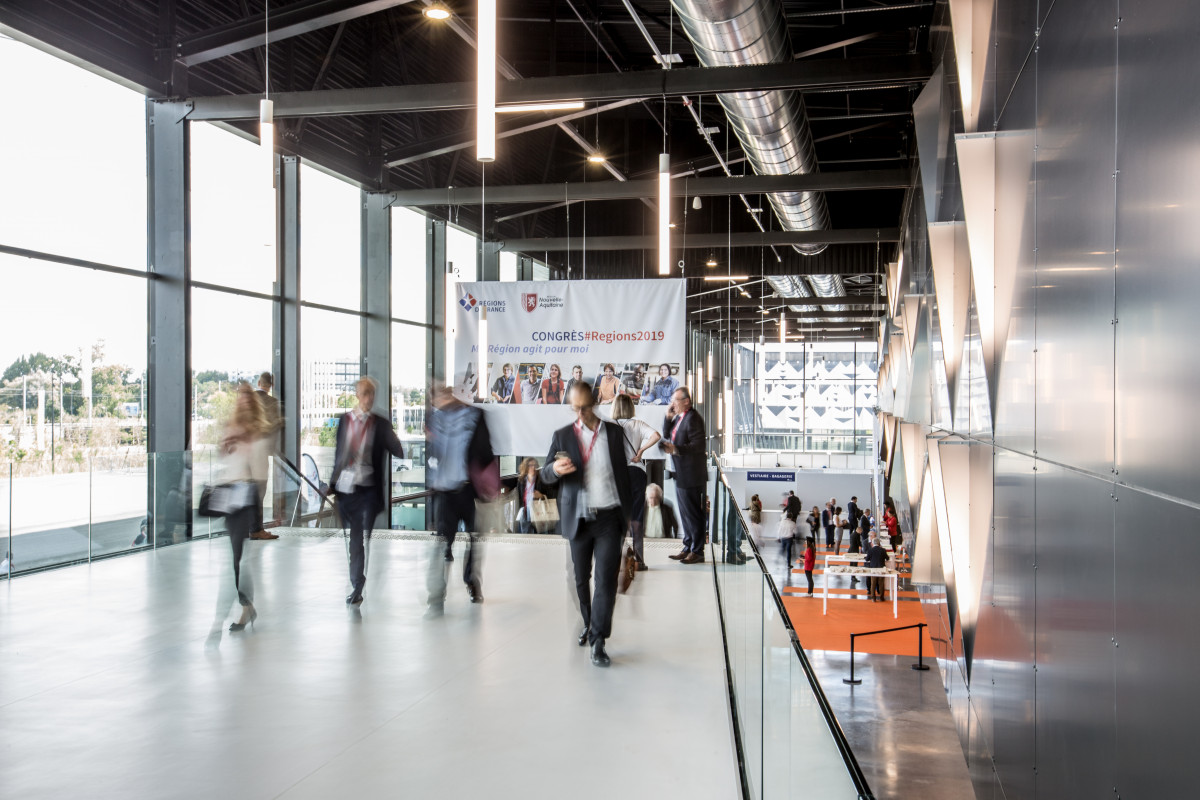 Intérieur du Palais 2 l'Atlantique de Bordeaux