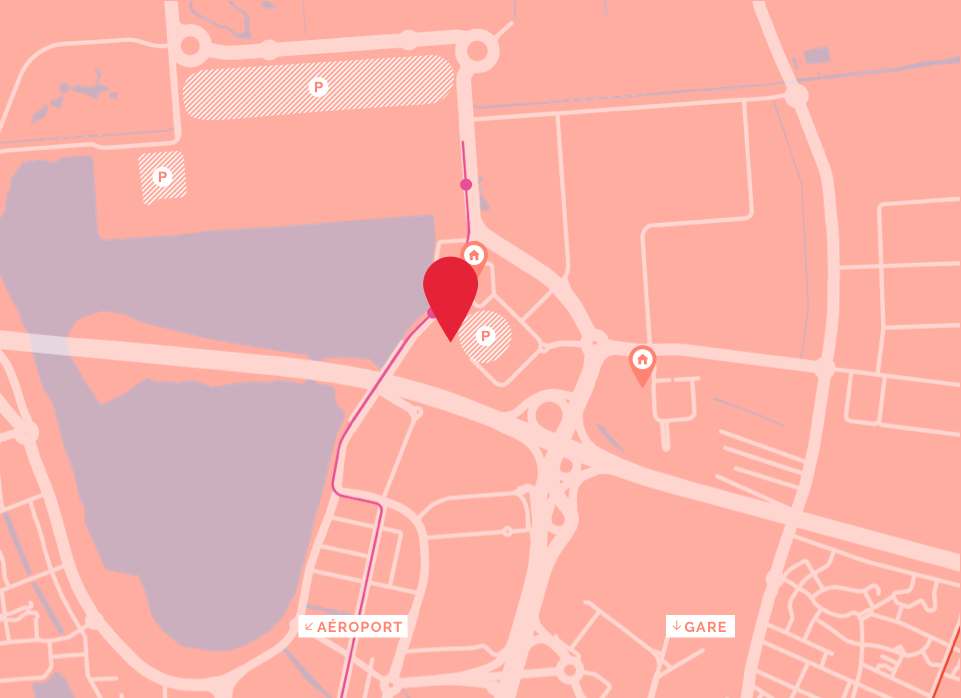 Carte du Palais des Congrès de Bordeaux