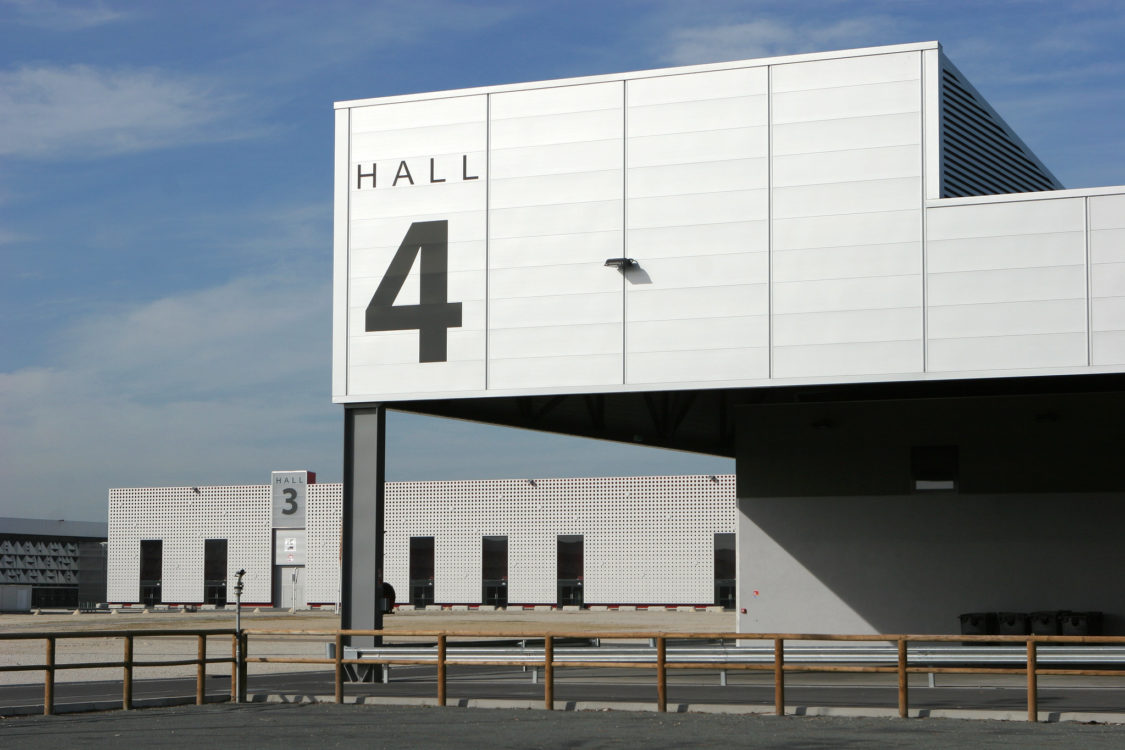 Façade du Hall 4 du Parc des Expositions de Bordeaux